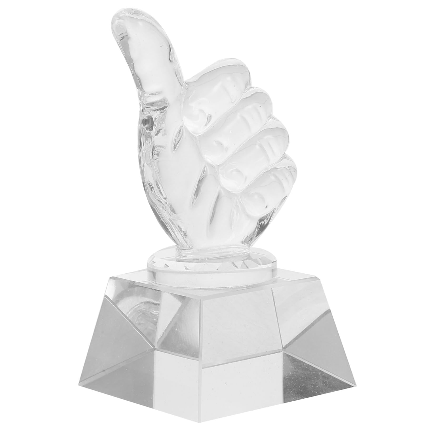 NUOBESTY 3 Piezas infantil Hombres cubo copa de para mini mostrar patas decorativo decoración de copa para deportes premio decoración Vidrio