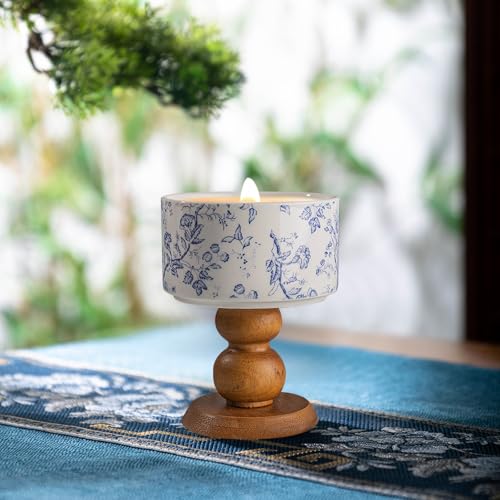Ceramics-Scented-Candles-Ceramic-Wooden-Candles-Home-Decor-CandlesChinoiserie-Ceramics-Candles5-OzCamellia-Flavor30-Hours-House-Warming-Gift-New-Home-Blue-Bule-White Ceramics Scented Candles Ceramic Wooden Candles Home Decor CandlesChinoiserie Ceramics Candles5 OzCamellia Flavor30 Hours House Warming Gift New Home Blue Bule White