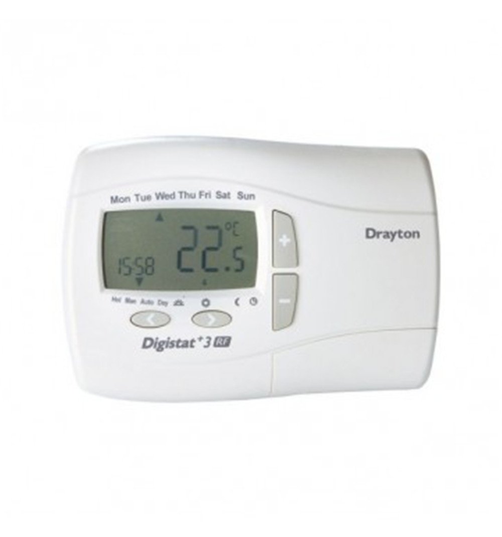 Drayton Wireless Programmable THD22120 Thermostat & SCR Receiver, Replaces Digistat +3RF, +2RF, RF701 & RF700 - Hanicks