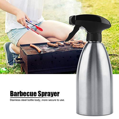 Bbq Spray Bottle For Smoking Barbecue Oil Sprayer Bbq Spritzer Bottle For Smoking,Barbecue Oil Sprayer,Stainless Steel Portable Bottle For Kitchen Outdoor Bbq Cooking Tool #TOP1
