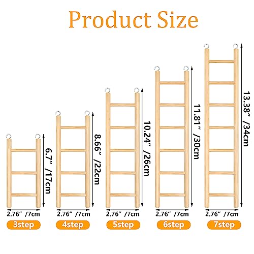 Yhntgb 5Pcs Wooden Bird Ladder thumb #6