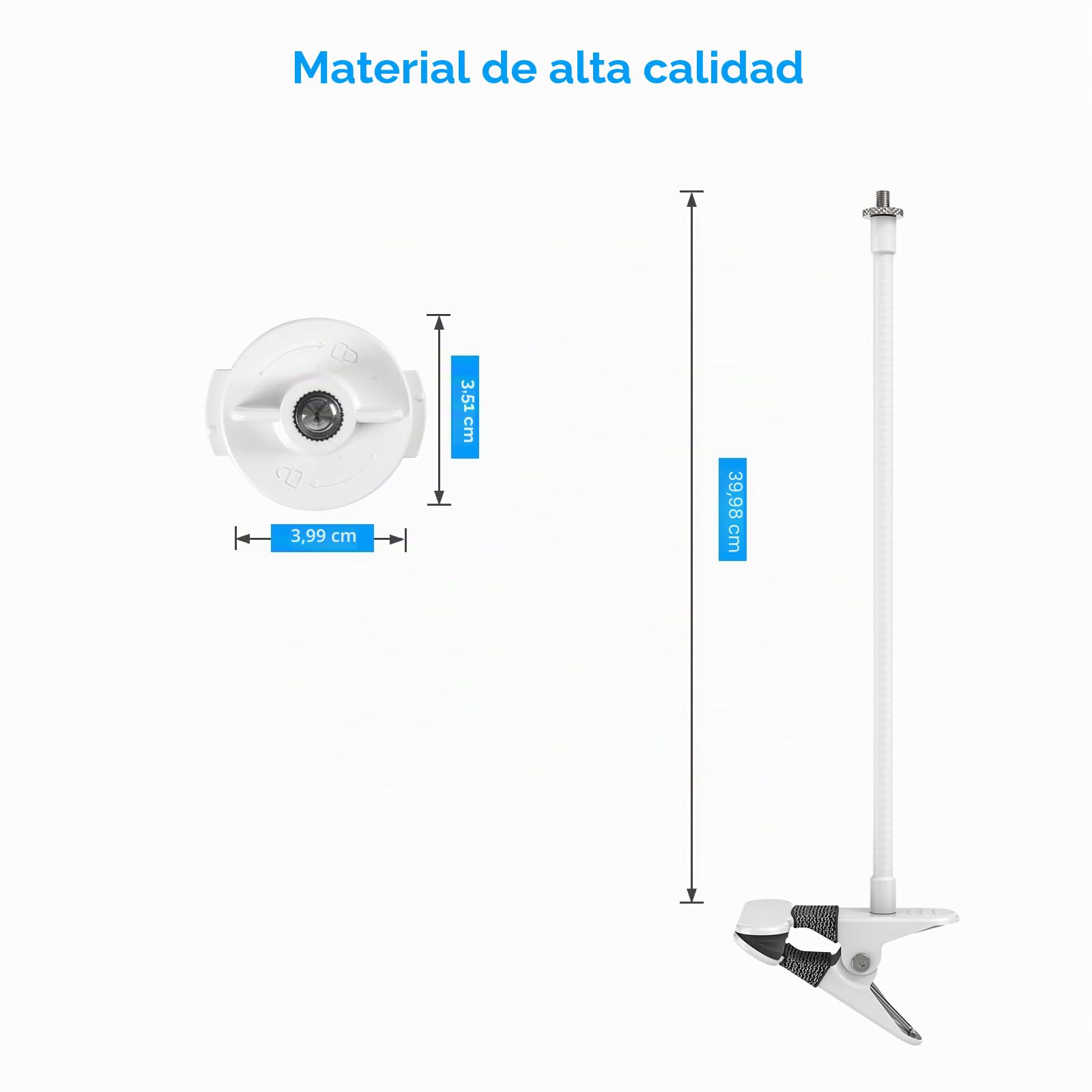 HOLACA Soporte de clip compatible con cámara de seguridad Imou 2K(3MP)/2.5K(4MP)/3K(5MP) para interior, soporte para monitor de bebé para Ranger 2C/Ranger 2C 2.5K (cámara no incluida), soporte de clip