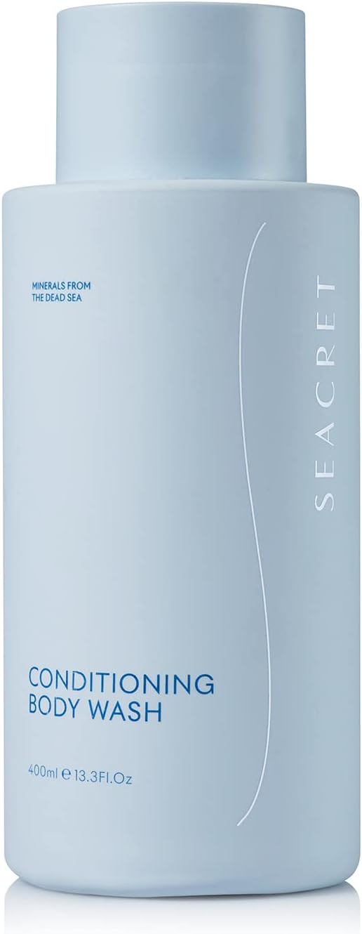 SEACRETBody Wash - Conditioning Bodywash Cleanser with Dead Sea Minerals & Jojoba Oil for Softer, Smoother Skin, 13.3 FL.OZ.
