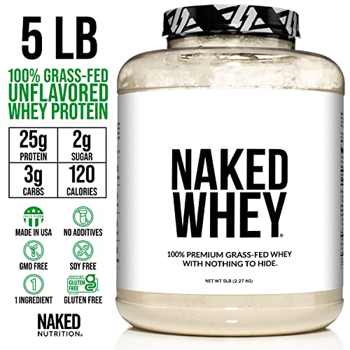 Grass Fed Protein Bundle: 5LB Unflavored Naked Whey and 5LB Unflavored Naked Casein - Image 4