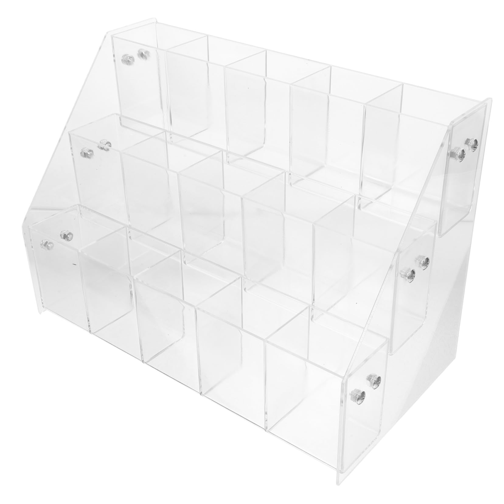 Présentoir stylos acrylique INOOMP transparent pour stylos et feutres de bureau