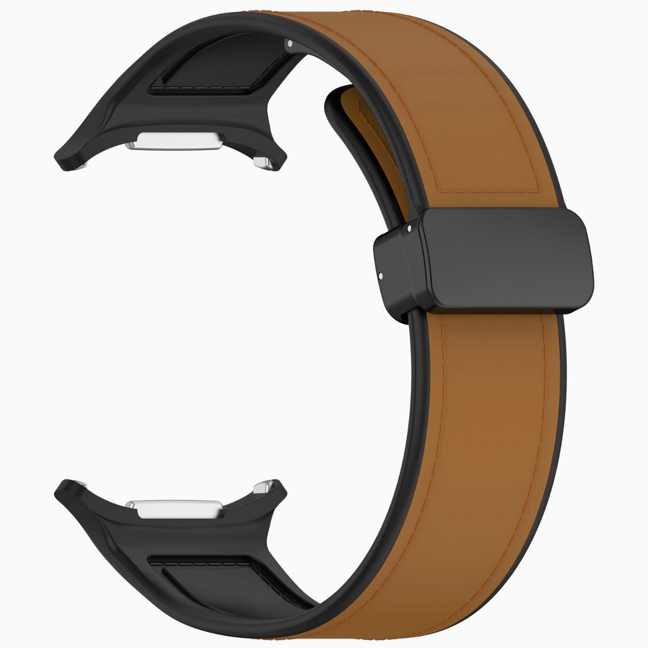 Wei International Watch Band Compatible with Samsung Galaxy Watch 7 Ultra Band 47mm Smartwatch, Soft Classic Strap Band Genuine Hybrid Leather For Men Women (brown) (B0DFYLK47Y) Amazon Price History, Amazon Price Tracker