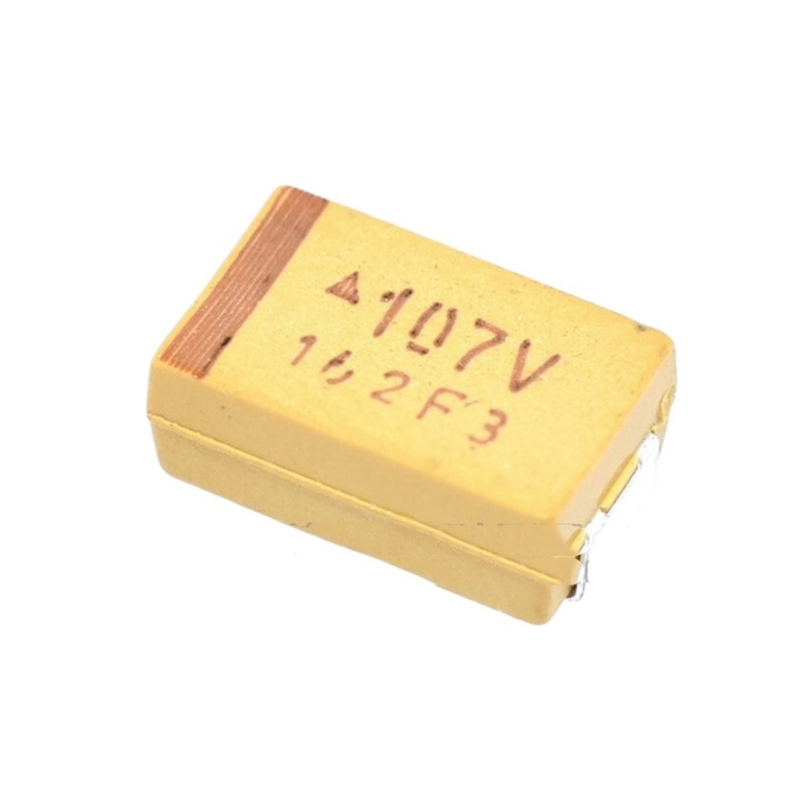 Condensador de tantalio SMD 7343 D Tipo 35V 100UF Impresión 107V Spot Condensador diy suministros