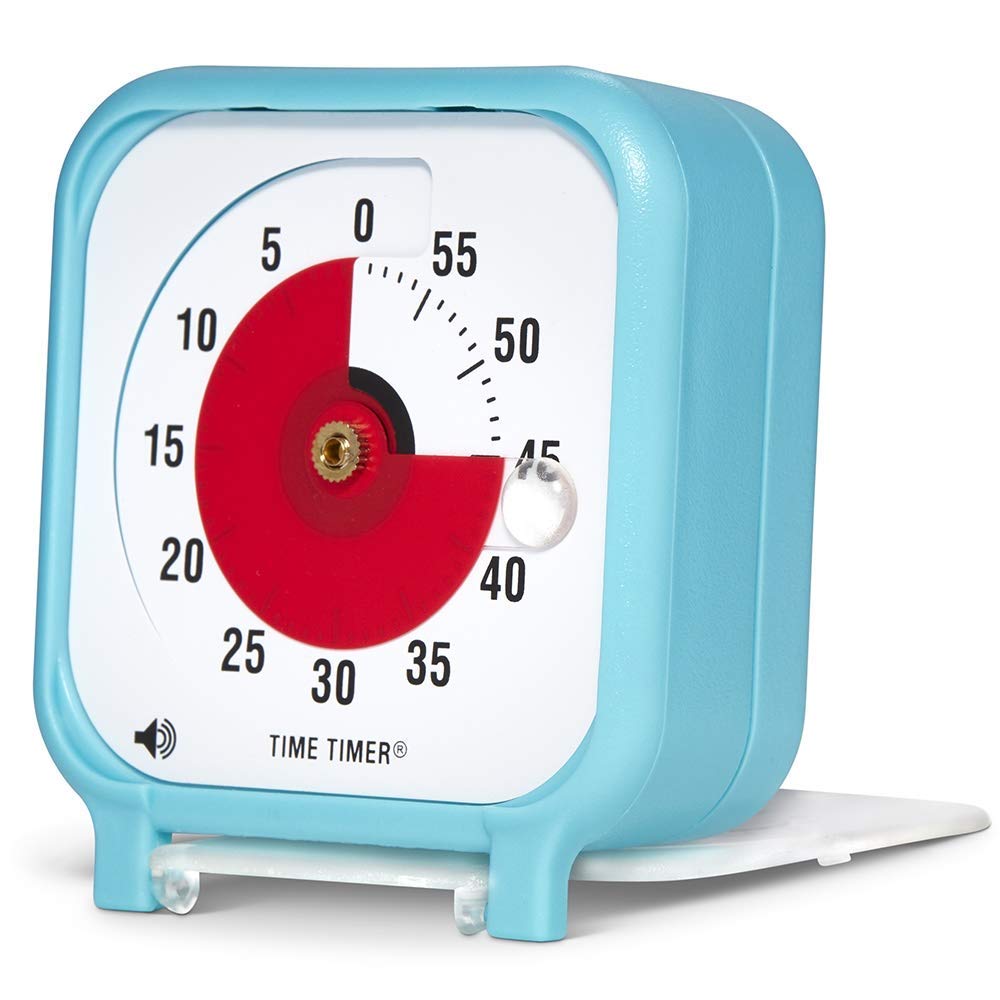 Original 3 inch Visual Timer, A 60 Minute Countdown Timer for Kids Classrooms, Meetings, Kitchen Timer, Adults Office and Homeschooling Tool with Silent Operation (Sky Blue)