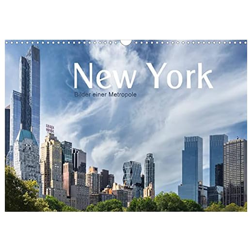 New York - Bilder einer Metropole (Wandkalender 2022 DIN A3 quer): Die große, atemberaubende Metropole stellt sich hier in spannenden Bildern vor. (Geburtstagskalender, 14 Seiten )