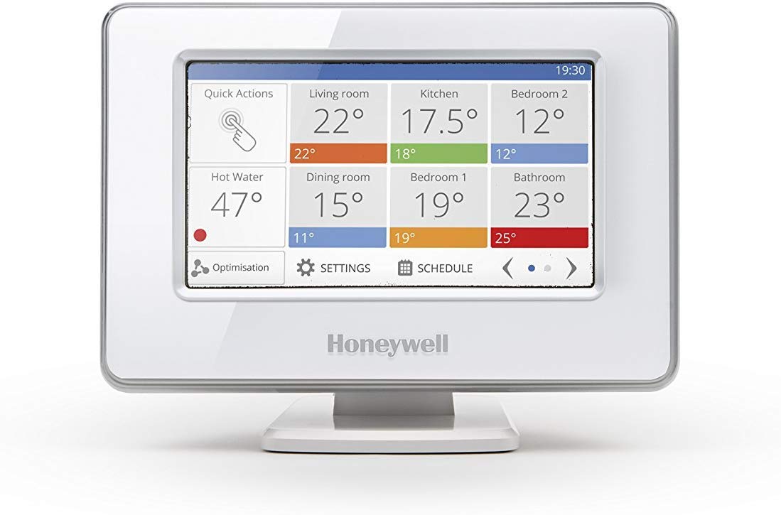 Honeywell Home ATP921R3052 evohome Wi-Fi Central Control Device, White