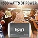 BOSS Audio Systems AR1500MK Car Amplifier and 8 Gauge Wiring Kit - 1500 Watts Max Power, 2/4 Ohm Stable, Class AB, Monoblock, Mosfet Power Supply, Remote Subwoofer Control