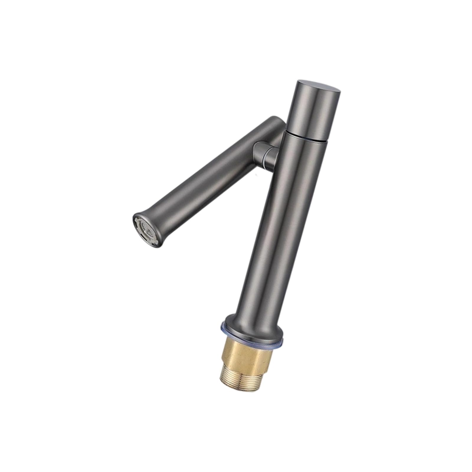 Msioytog No Water Inlet Pipe 360 Rotating Sink Faucet Of 304 Steel With Water Saving Function Resistant Bathroom Faucet