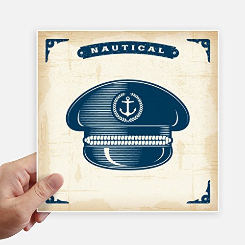 Autocollant marin de navigation carré 20CM DIYthinker lot de 4 - 2