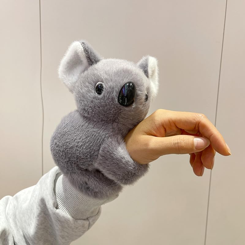 Image of Kids Soft Animal Stuffed Toy Slap Bands Wristbands | Cute Plush Wearable Toy Bracelet for Girls and Boys | Birthday Party Favors, Return Gifts, Stocking Stuffers