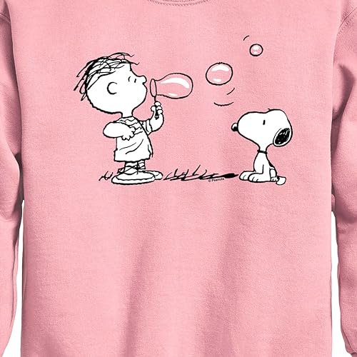 HYBRID APPAREL - Peanuts - Snoopy Bubbles - Toddler & Youth Crewneck Fleece Sweatshirt2