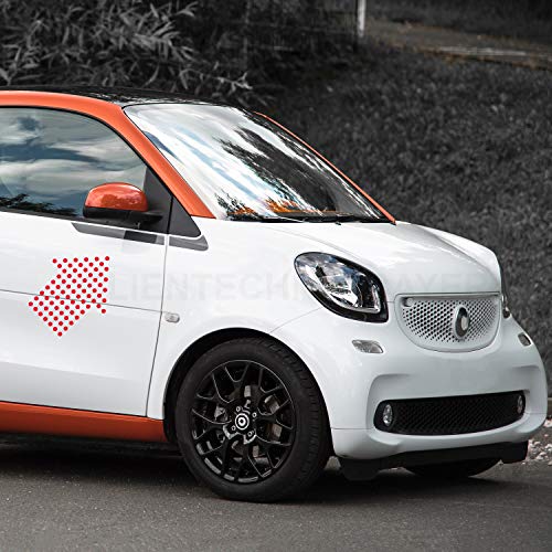 FOLIENTECHNIK BAYER 1068 Autocollants pour Smart Fortwo 453 (Rouge)