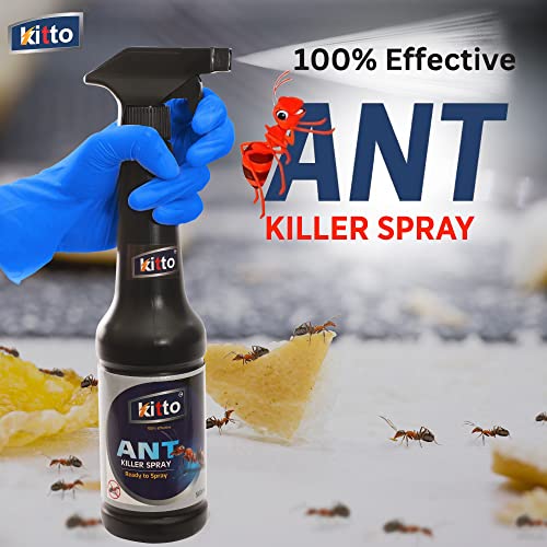 Image of Kitto Ant Spray and Kitto Cockroach Killer Spray,Eco-Friendly killer,Non-Toxic,Fast and Convenient for Home, Kitchen, and Office, Human & Pet Friendly with Refreshing Fragrance (500 ml -Pack of 2)