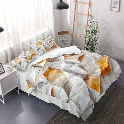 Parure de lit grise géométrique pour sublimer la chambre à coucher