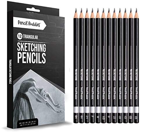 Sketch Pencils for Drawing, 12 Pack…