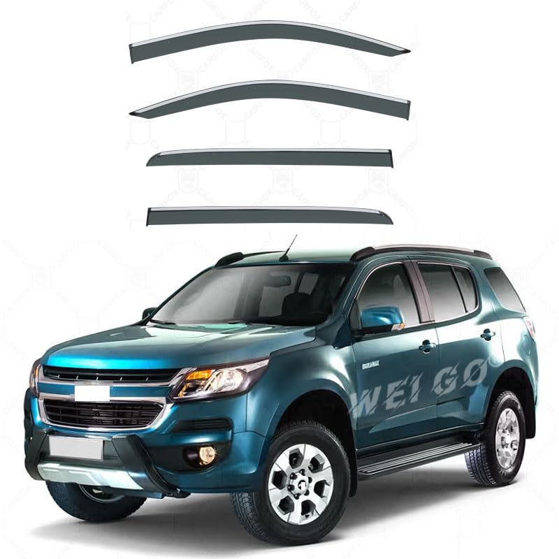 Déflecteurs de vent de voiture Trailblazer RG 2011-2022+ pare-pluie pare-soleil 4x
