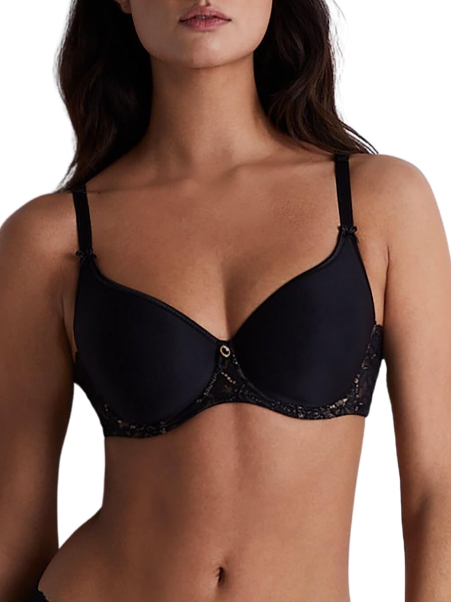Aubade Women's Rosessence Bra, Opaque, Black, 34D