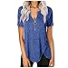 Bluse Damen In Bekleidung Tops für Damen t Shirts männer Shirts Damen Sommer Esprit Women's Casual Round Neck Pleated Stitching Soild Color Long-Sleeved Top