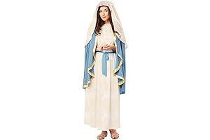 Holy Radiance: Indulge in the Divine with our Adult Virgin Mary Costume