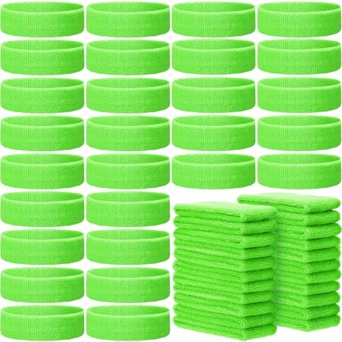 Image of Libima Kids Sweatbands Bulk Boys Headband for Sports Kids Cotton Terry Youth Sweatbands Elastic Sports Headbands Wicking Athletic Bands for Team Activity