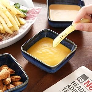 Vancassostern6ozdippingbowls37inchesceramicsoysaucedishsquaresidedishessmallappetizerplatessetof4 Urban Country Home Decor Vancasso stern 6 oz dipping bowls 37 inches ceramic soy sauce dish square side dishes small appetizer plates set of 4 urban country home decor