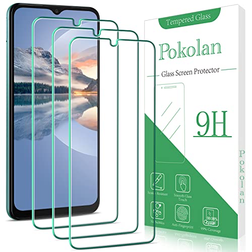 Pokolan [3 Pack Screen Protector for Samsung Galaxy A13 4G A13 5G Tempered Glass 9H Hardness Case Friendly Bubble Free Anti-Scratch Ultra Resistant