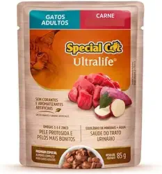 Sachê Special Cat Gatos Adultos Carne 85g Caixa 12 Unidades.