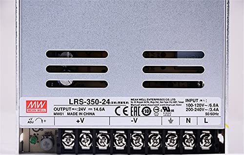 LUOERPI Hohe Qualität Original-Netzteil Mean Well LRS-350-24 Serie 350W 24-V-Netzteil-Netzteil Für Creality Ender-3 CR10 Prusa 3D-Druckerteile – Bild 6