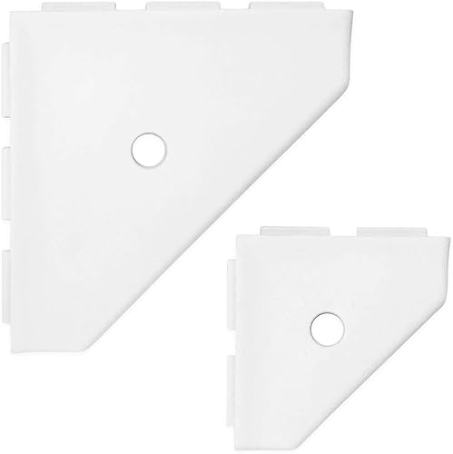 Miniatura 1 de Questech Décor - Estante de ducha esquinero de 8 pulgadas y jabonera de ducha de 5 pulgadas, soporte para nueva construcción, organizador de ducha