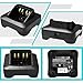 2-Pack XPR3500e Battery Charge PMPN4527 PMPN4576 Rapid Charger for Motorola XPR3500e XPR7350 XPR3300e XPR7350e XPR7550e XPR7580e XPR3000e XPR3300 XPR6550 XPR7550 PMNN4409 PMNN4544 PMNN4491 PMNN4808