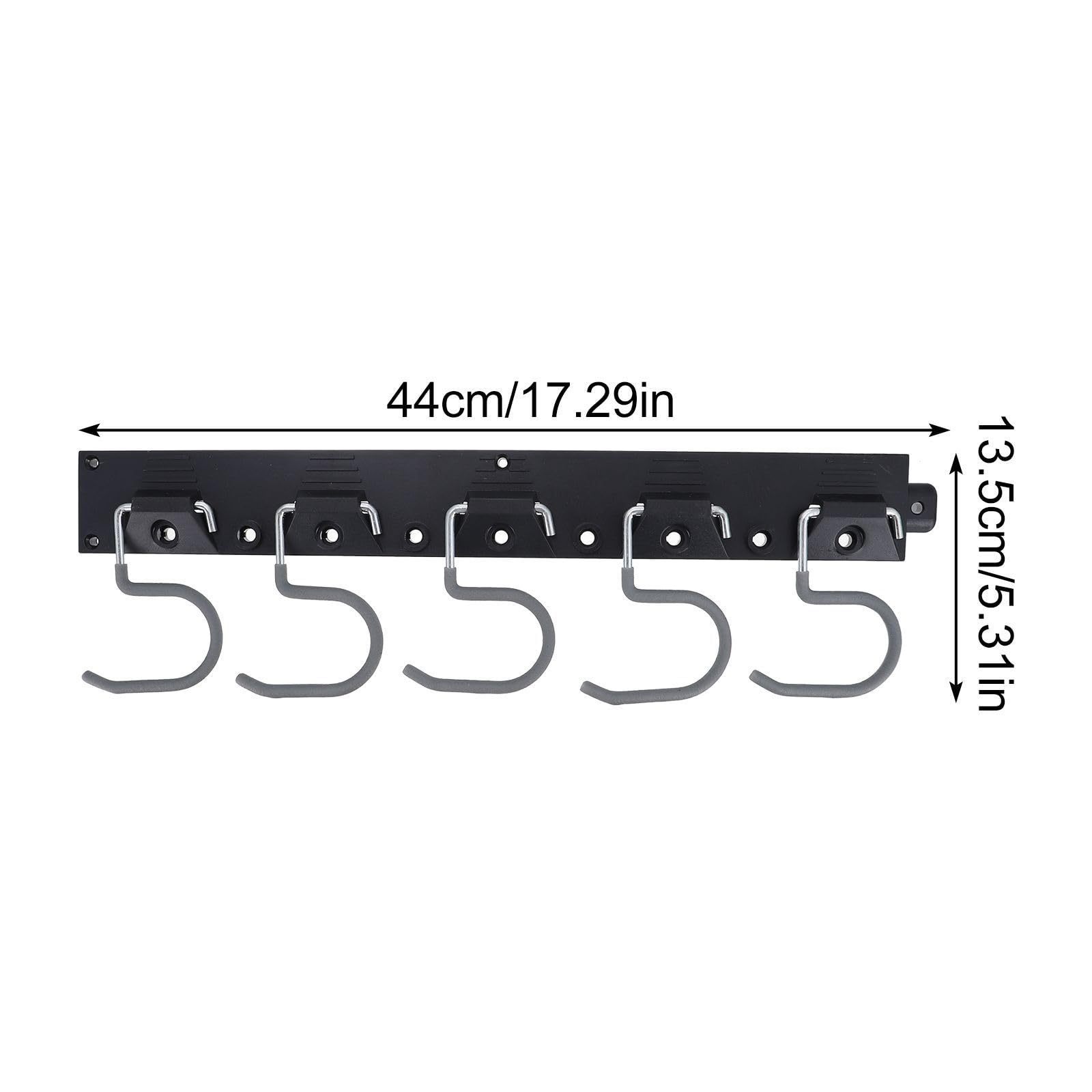 ifundom Werkzeugorganisator Wandorganizer aus Kunststoff und Metall 1 Satz mit Vielseitiger Aufhängung für und Schaufeln für Werkstatt und Keller Zufällige Farbe