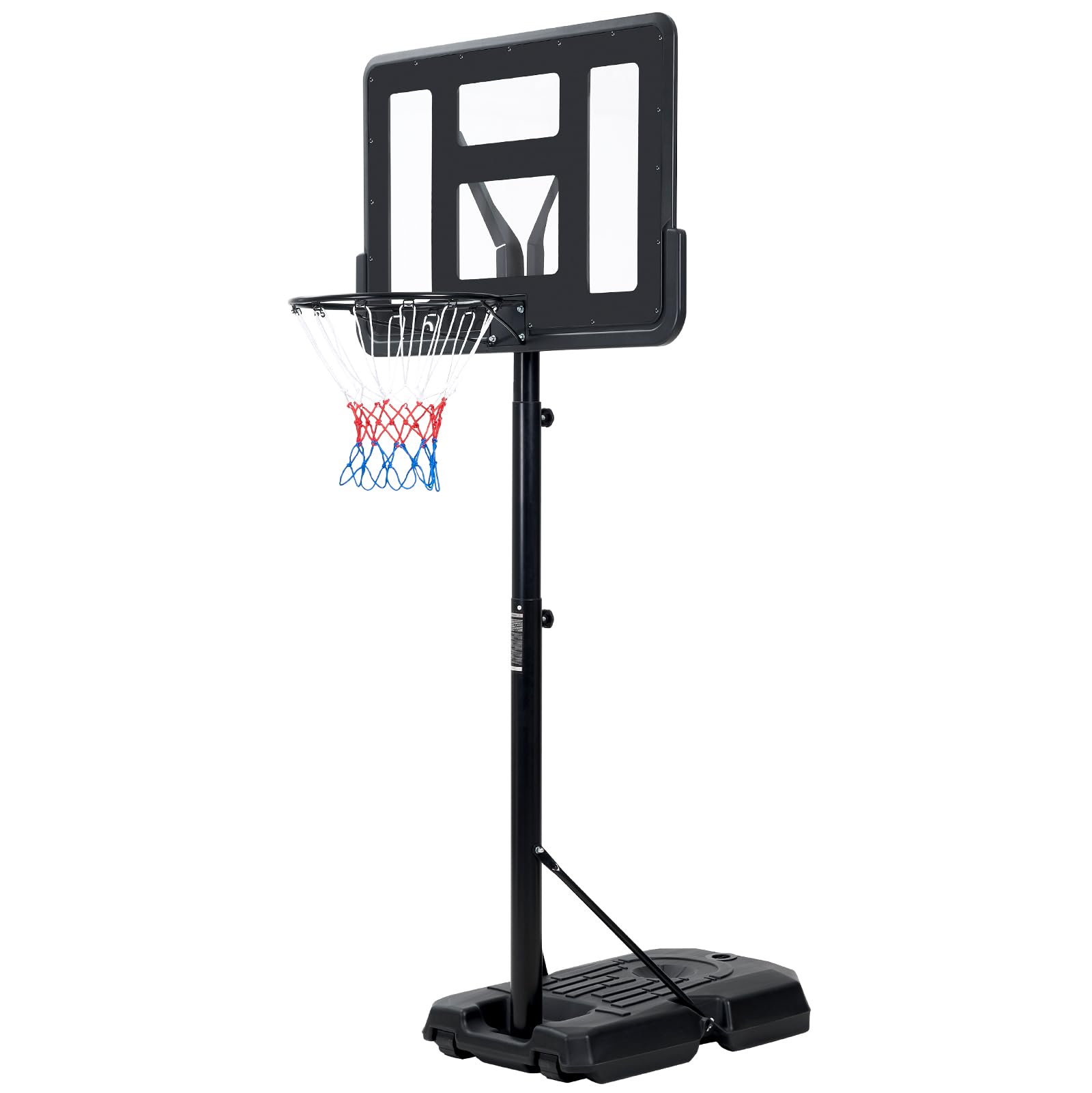Adjustable Basketball Hoop 6.5ft to 10ft for Adults