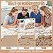 Yiyiring Yellow Sand Ant Castle Ant Habitat Kit, 8.7inch Decorative Sand Terrarium with Dropper Tweezers, No Ants or Food Included