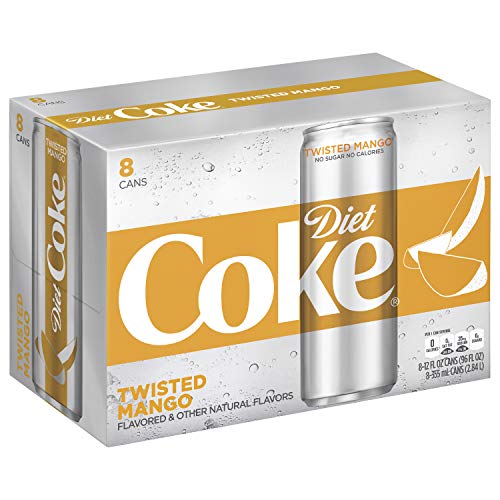 Diet Coke Twisted Mango, 12 fl oz, 8 ct