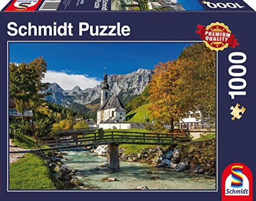 Preisvergleich Produktbild Schmidt Spiele 58225 58225-Reiteralpe Ramsau, 1000 Teile Puzzle, bunt