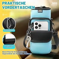 Nuovoware Wasserflasche Tragetasche, 750ml, Staubblau – Ansicht 2