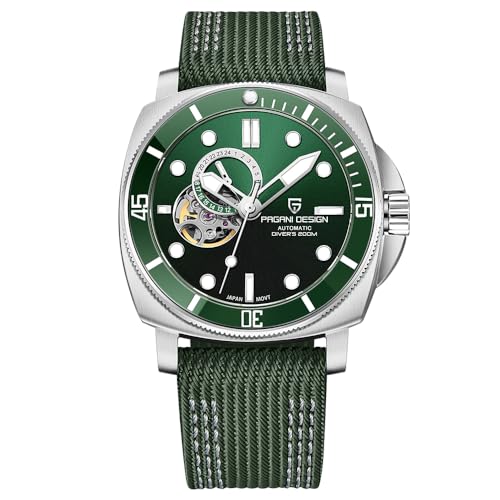 ACCIAIO INOX: la cassa è realizzata in acciaio inossidabile 316L con un retro in pelle morbida per una vestibilità confortevole. Il cinturino è in nylon, comodo e facile da indossare.