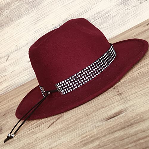 Rhinestone Silver And Black Color Hat Band, Bling Women Hat Accessories, Fedora Hat Jewelry, Adjustable Cowboy Hat Belt, Western Style Hatband #TOP6