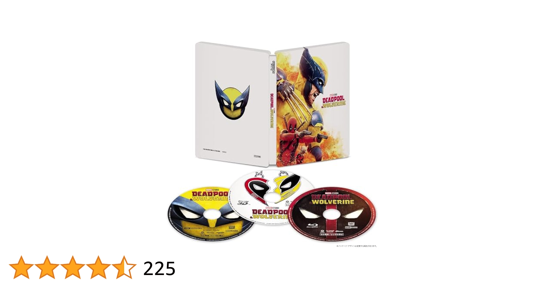 【新品】デッドプール&amp;ウルヴァリン 4K UHD スチールブック W 北米版 Amazon.co.jp: 【Amazon.co.jp限定】デッドプール＆ウルヴァリン