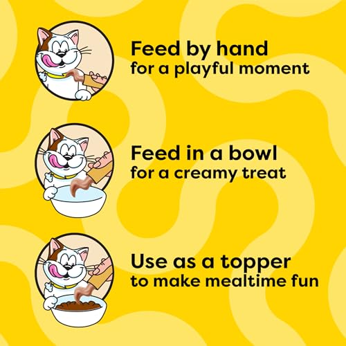 Temptations Lickable Puree Senior Cat Treats, Tasty Chicken, 4 Count, 11pk - image 4