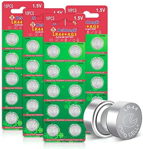 LR44 Batteries 357 303 SR44 Battery 1.5V Button Coin Cell Batteries (40pack)