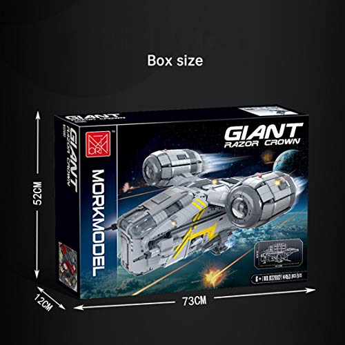 Bulokeliner Technik Raumschiff Modell, 4453 Teile Groß Sci-Fi Super Star Raumschiff MOC 37840 Weltraum Fregattenmodell… – Bild 8