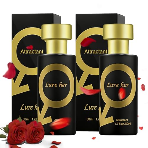 Lure Her Parfum Homme, dellyy Phéromone pour Homme 50ml, Parfums Romantiques pour Homme, Pheromone pour Homme, Parfum Longue Durée pour le Glamour（100ML
