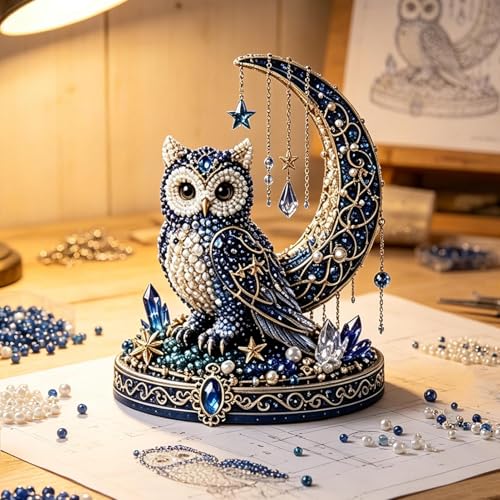 Kit Broderie de Perles 3D Animaux avec Guide Complet DIY
