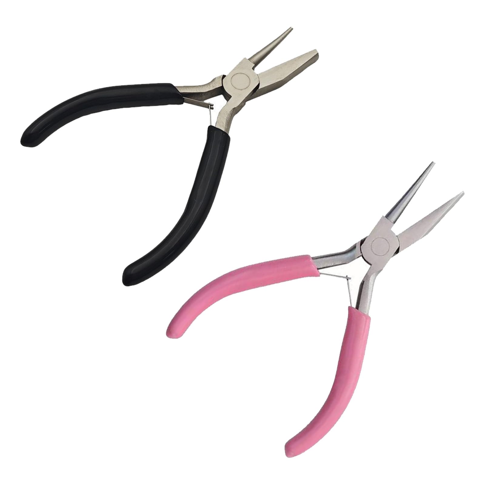 Compact Jewelry Pliers with Ergonomic Handles Perfect for Artisans and Hobby Electronics for Small Repairs, 2 Pack Jewelry Making Equipment