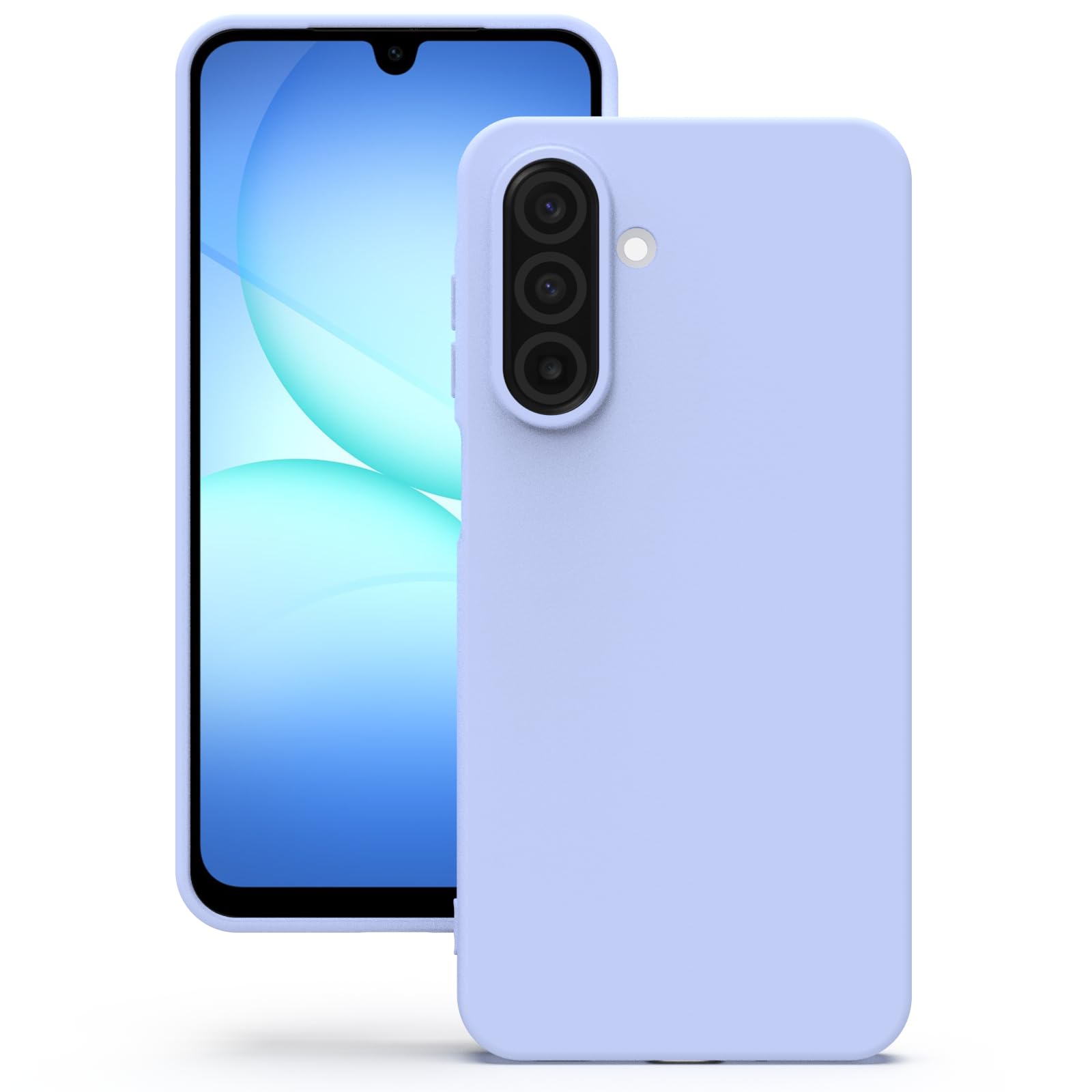 YATWIN Silicone Case for Samsung Galaxy A17 4g/5g, Soft-Touch, Shockproof, DustProof, Antiskid Phone Cover for Samsung Galaxy A17 4g/5g - Lilac-image-36